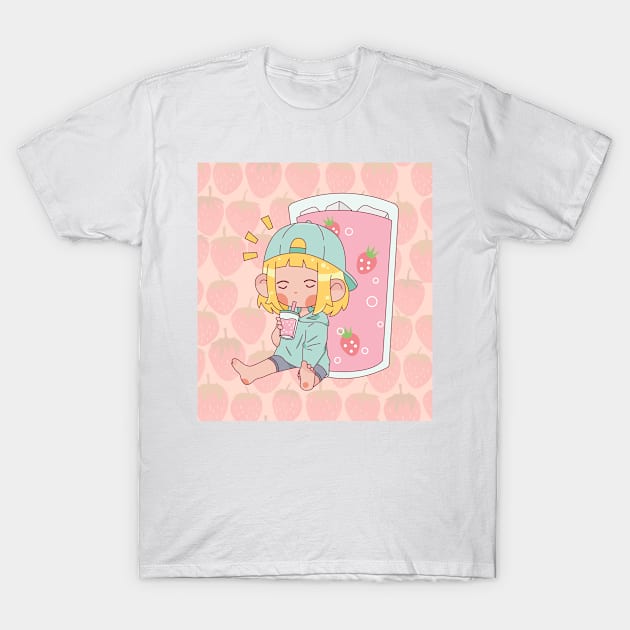 Strawberry juice T-Shirt by Mota